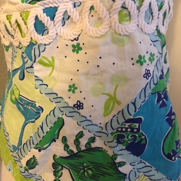 Lilly Pulitzer Patchwork Halter - Picture 2 of 4